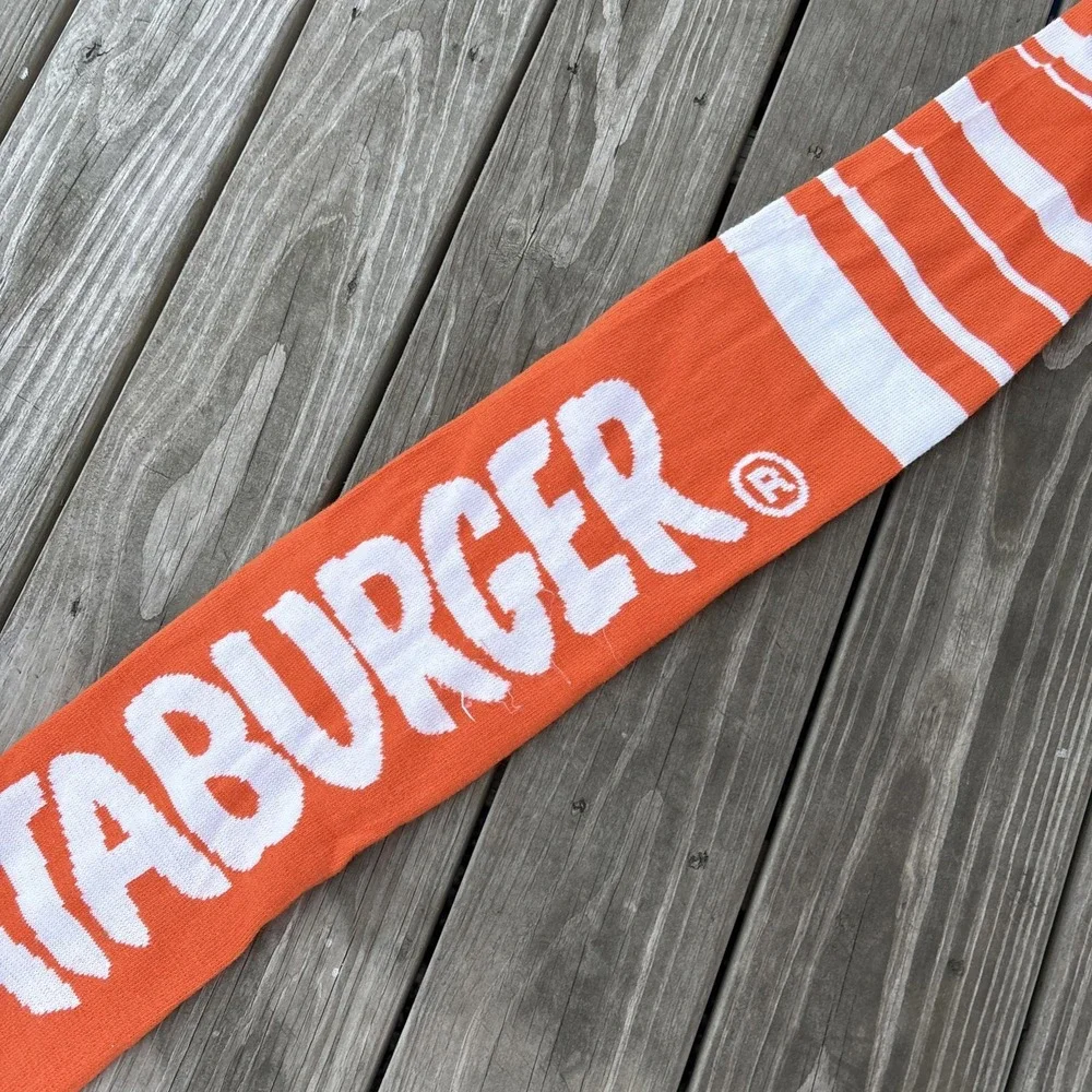 Whataburger Striped Logo Scarf